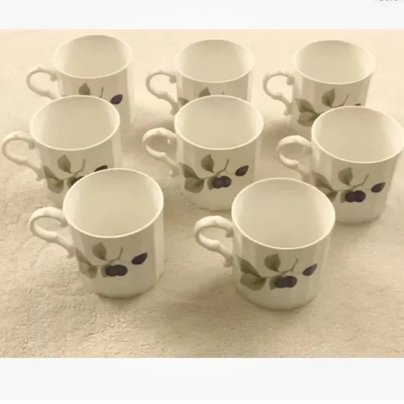Mikasa Maxima Super Strong Fine China CAJ05 Belle Terre Set Of 8 Cups & Saucers - Picture 2 of 5